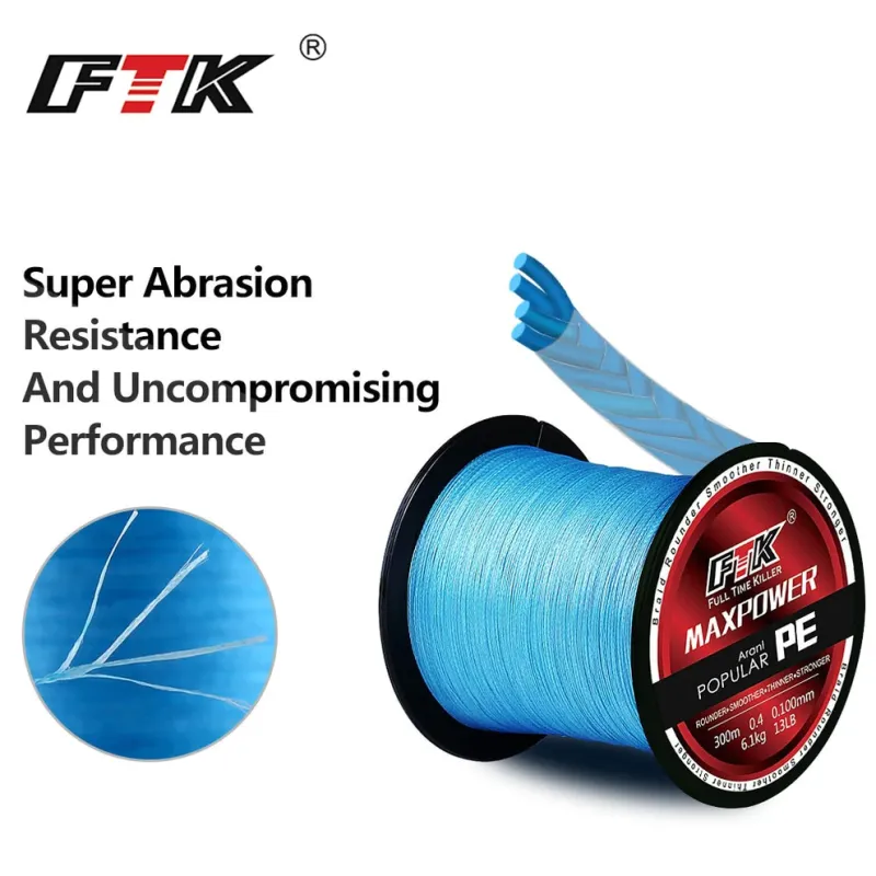 Pe Braided Fishing Line, Ftk Multifilament Line