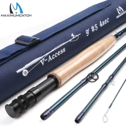 Maximumcatch 3 Fly Fishing Rod Fly Fishing Rod Fast Action With Cordura Tube Carbon Fly Rod